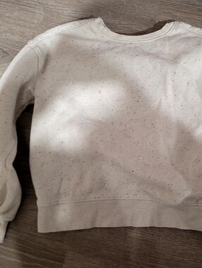 Speckled Cream Crewneck Sweater - Girls Size 6/7 Cat & Jack